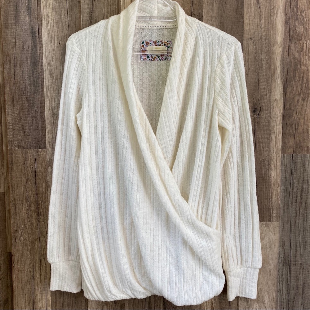 Anthropologie Rafaela Hacci Surplice Top XS - Picture 5 of 13